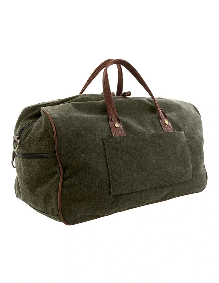 Pierre Cardin Nomadic Canvas Overnight Bag in Brown image 4