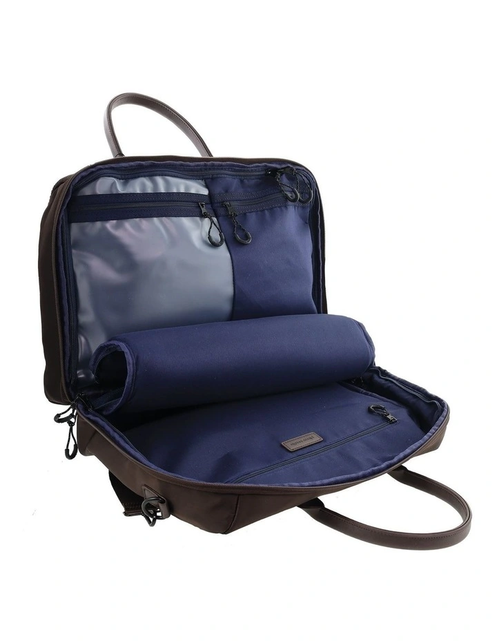 Pierre Cardin Luxe Nylon Carry On Bag in Chocolate image 2