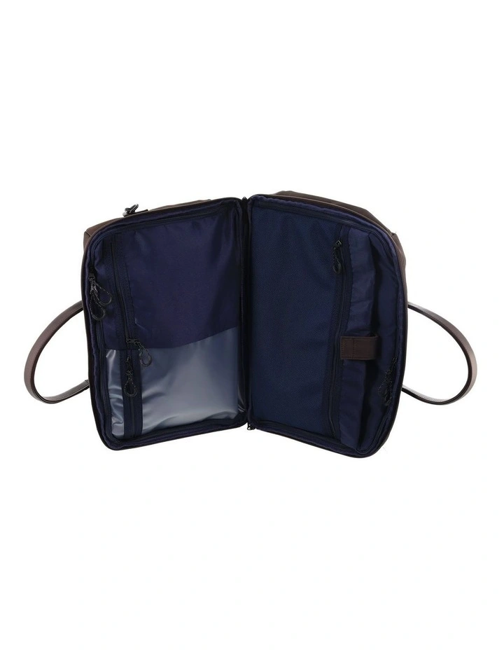 Pierre Cardin Luxe Nylon Carry On Bag in Chocolate image 4
