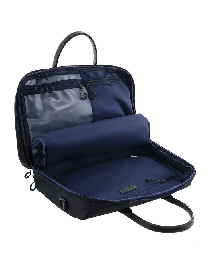 Pierre Cardin Luxe Nylon Carry On Bag in Black image 3