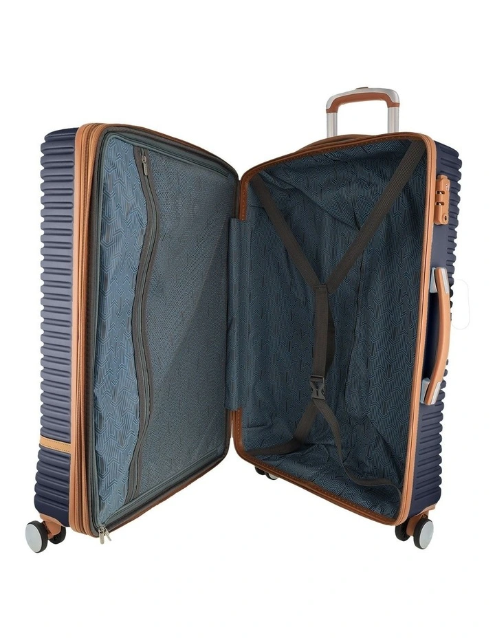Pierre Cardin Classique 70cm MEDIUM Hard Shell Suitcase in Navy image 2