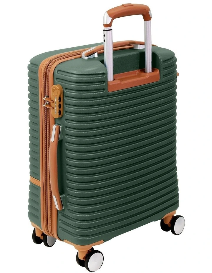 Pierre Cardin Classique 54cm CABIN Hard Shell Suitcase in Olive image 6