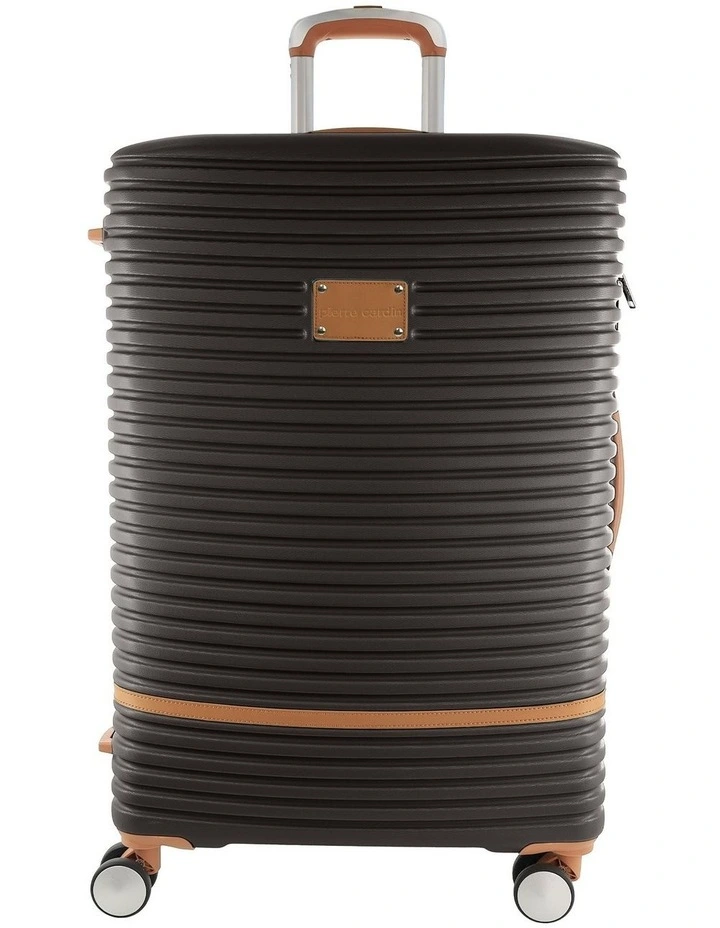 Pierre Cardin Classique 70cm MEDIUM Hard Shell Suitcase in Chocolate image 3