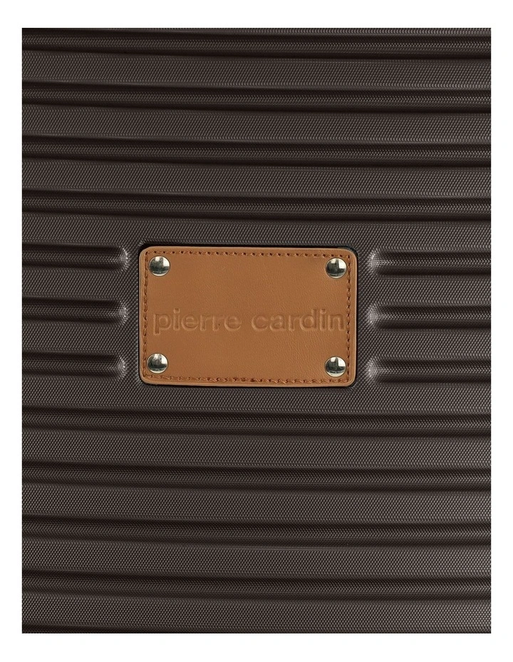 Pierre Cardin Classique 70cm MEDIUM Hard Shell Suitcase in Chocolate image 5