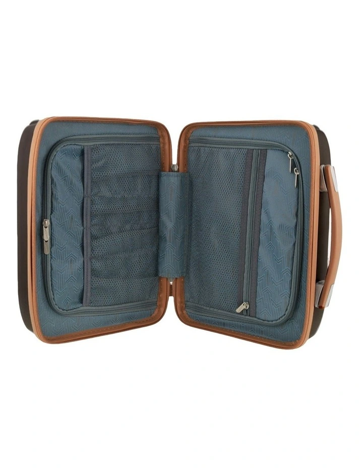 Pierre Cardin Classique Hard Shell Beauty Case in Chocolate image 2