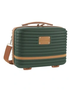 Pierre Cardin Classique Hard Shell Beauty Case in Olive