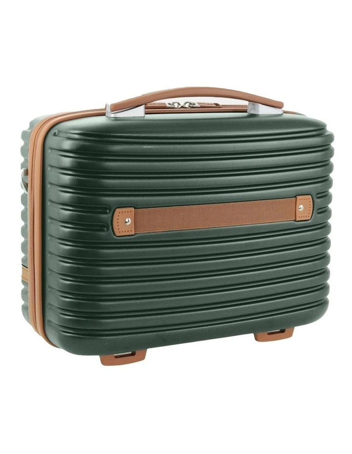 Pierre Cardin Classique Hard Shell Beauty Case in Olive image 3