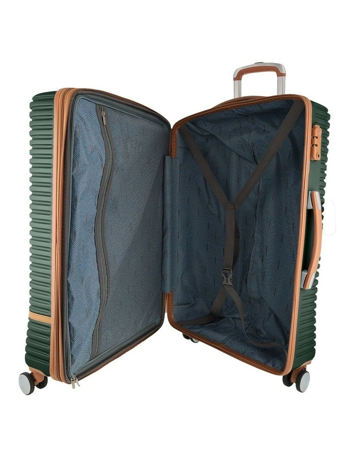 Pierre Cardin Classique 70cm MEDIUM Hard Shell Suitcase in Olive image 2