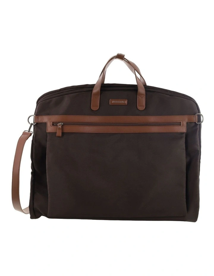 Pierre Cardin Nylon Unisex Overnight Garment Bag in Chocolate image 1