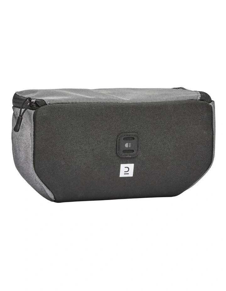 Decathlon | Kids' Front Bike Bag - Black/Grey image 1