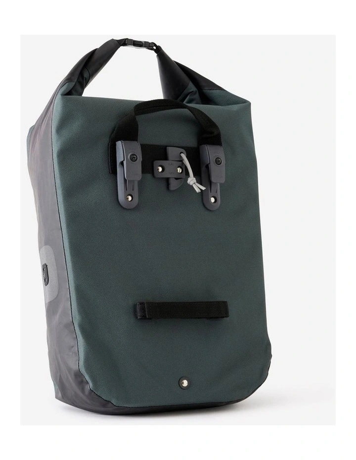 Decathlon | 20 L Waterproof Pannier Rack Bike Bag 500 - Dark Grey image 2