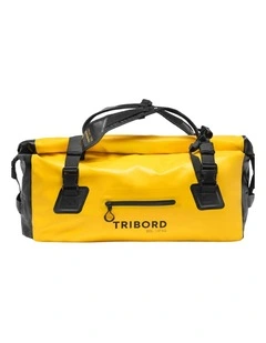 Decathlon | Waterproof duffle bag - travel bag 80 L yellow black