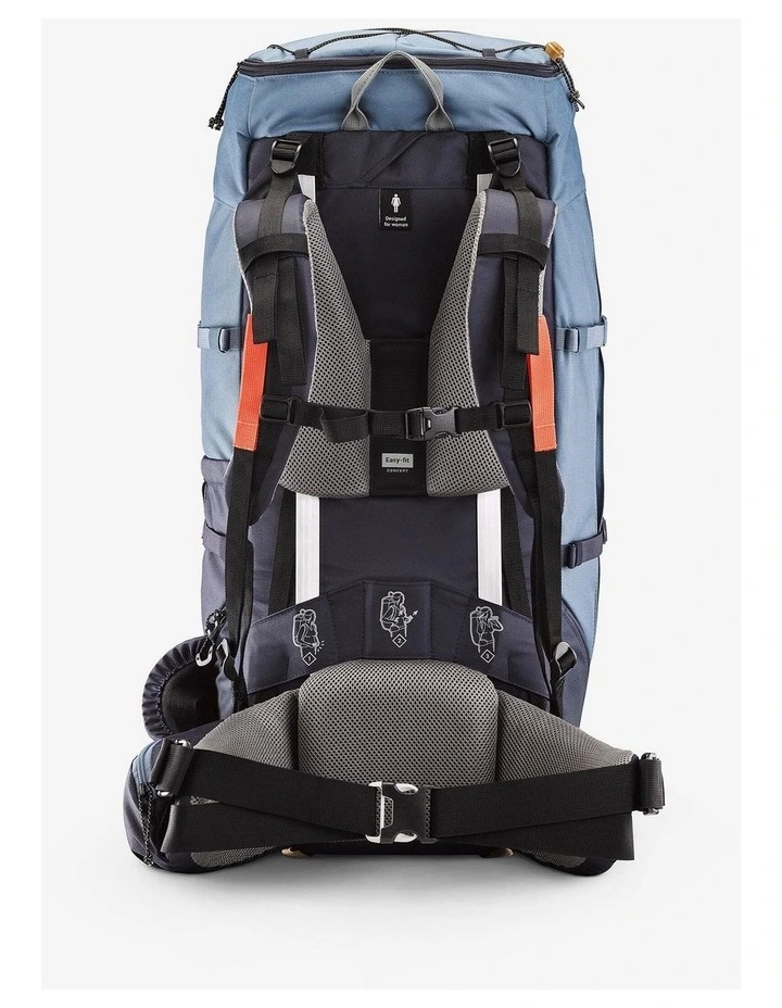 Decathlon | Women's 60L Trekking Backpack - MT100 EASYFIT image 3