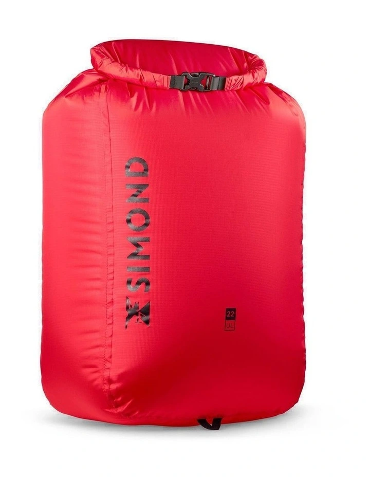 Decathlon | Ultra-light 22 litre waterproof bag, red image 1