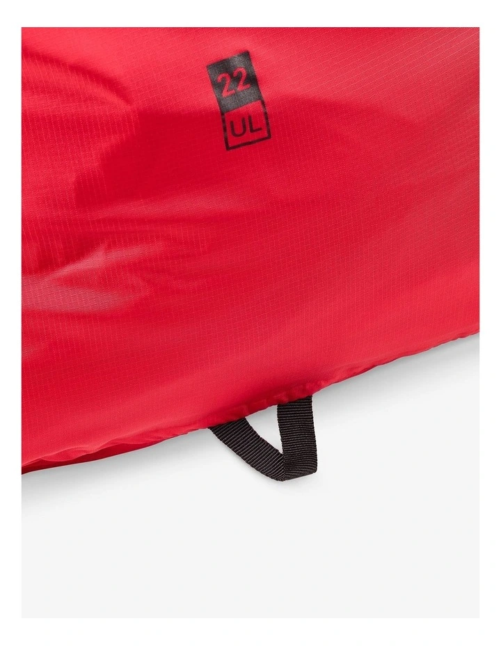 Decathlon | Ultra-light 22 litre waterproof bag, red image 4