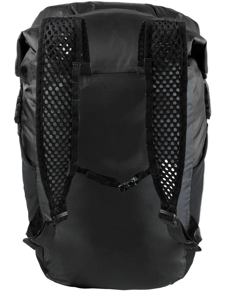 Decathlon | Compact Waterproof 20 Litre Backpack Travel 100 - Black image 7