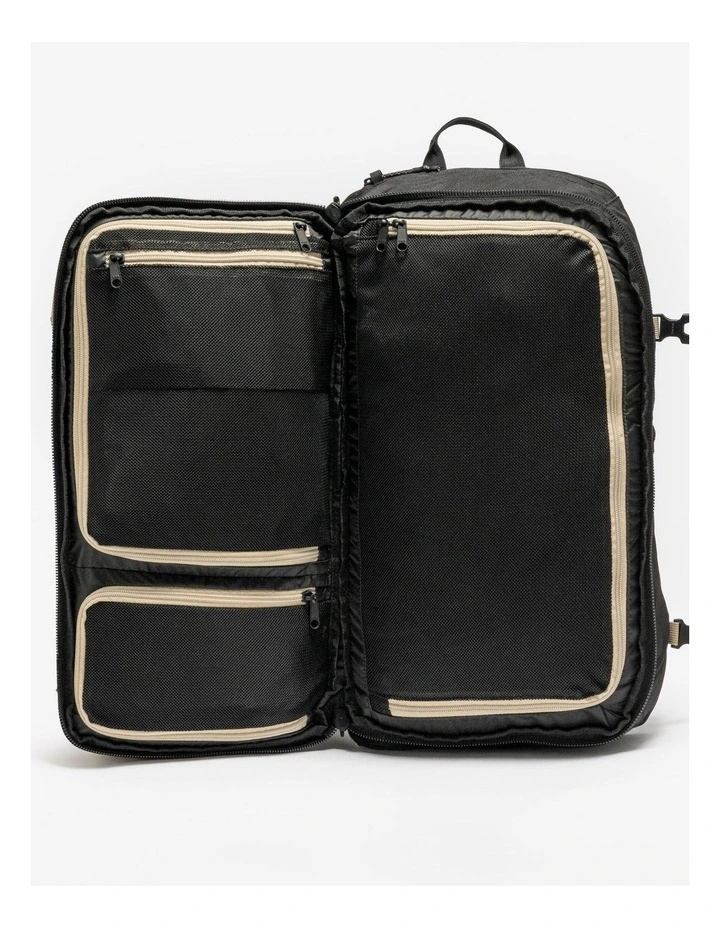 Suitcase-style opening hiking backpack 30 L, Travel 500 Organiser - Beige image 4