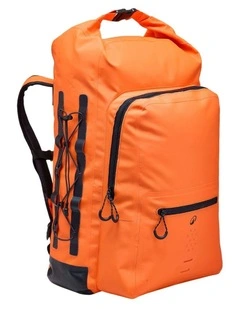 DECATHLON waterproof water-sports backpack 30 L, IPX6 roll-top - Orange.