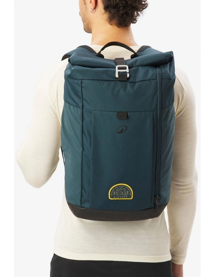 Decathlon | Hiking backpack 23 L, Escape 500 Rolltop - Green image 3