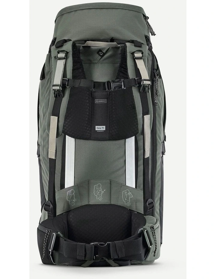 Decathlon | MENS TRAVEL TREKKING 70 L BACKPACK TRAVEL 900 WITH SUITCASE OPENING image 6