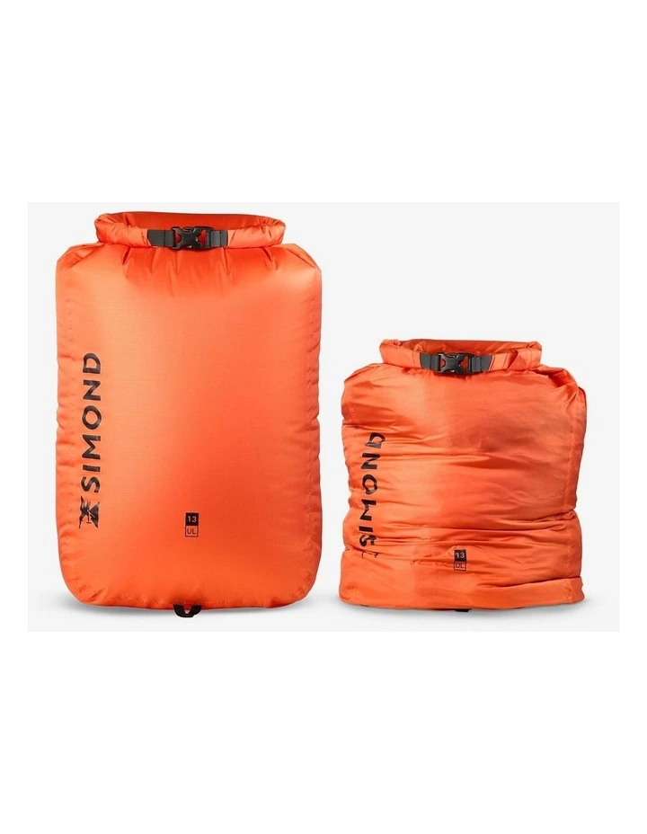 Decathlon | Ultra-light 13 litre waterproof bag, orange image 5