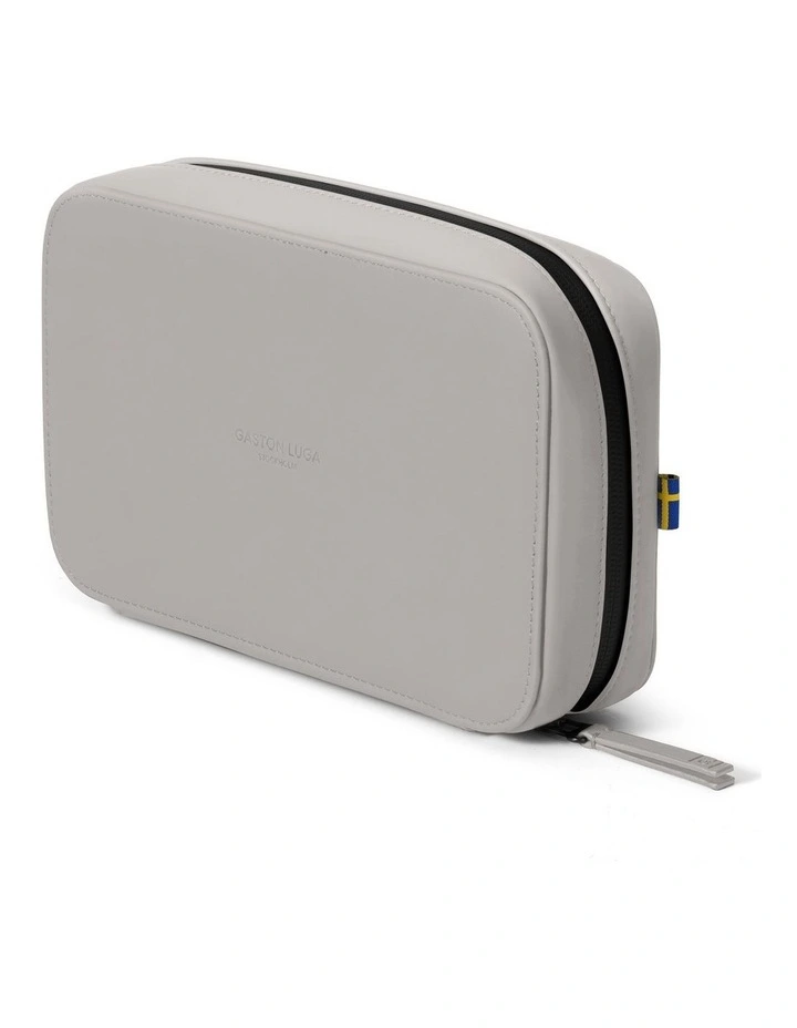 Gaston Luga Dash Tech Pouch & Cable Organiser in Taupe image 2