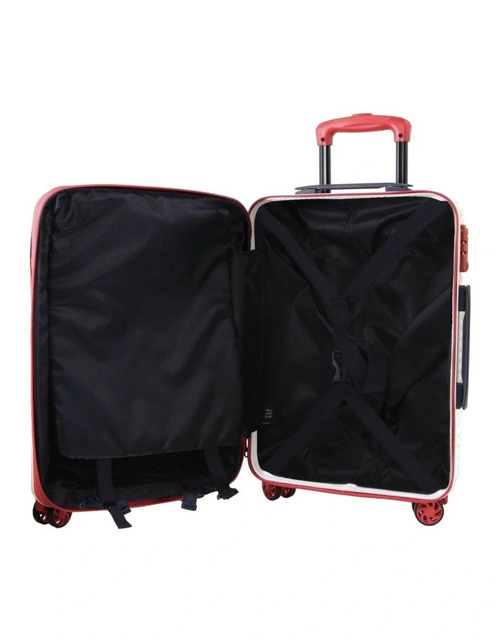GAP Varsity Hard Shell 3-Piece Luggage Set in White image 3