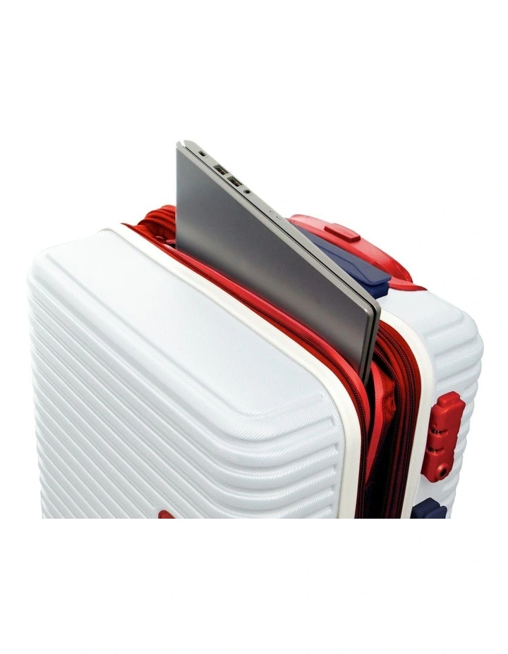 GAP Varsity Hard Shell 3-Piece Luggage Set in White image 6