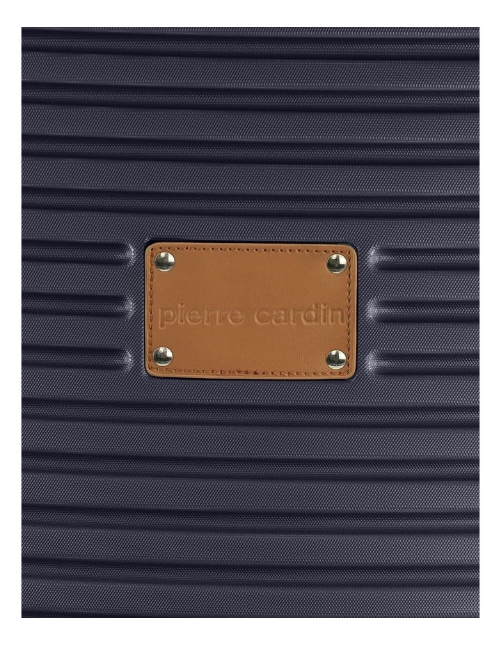 Pierre Cardin Classique 80cm LARGE Hard Shell Suitcase in Navy image 5