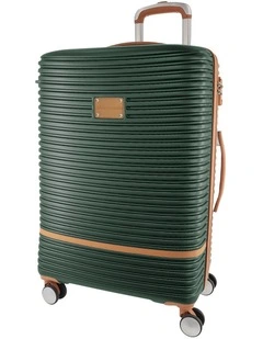 Pierre Cardin Classique 80cm LARGE Hard Shell Suitcase in Olive