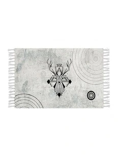 SOGA 90cm Woven Minimalist Area Rug