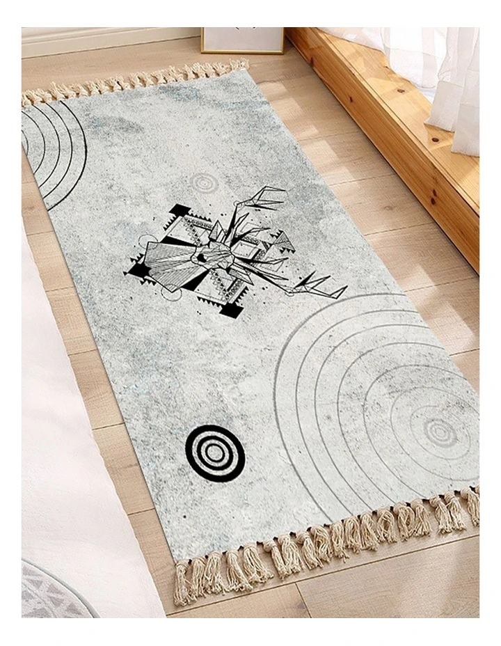 SOGA 90cm Woven Minimalist Area Rug image 2