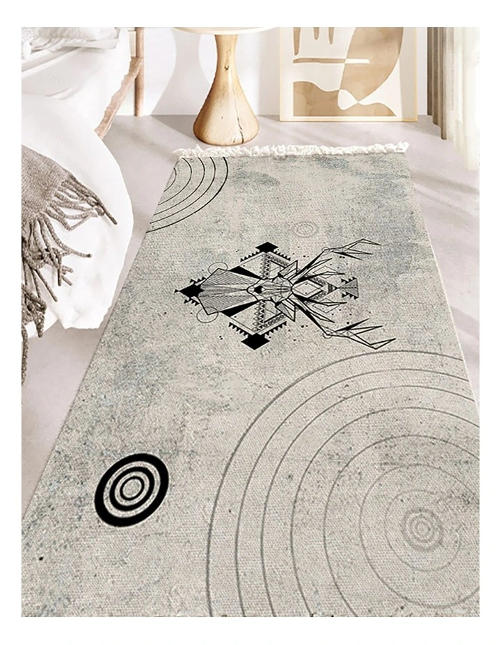 SOGA 90cm Woven Minimalist Area Rug image 3