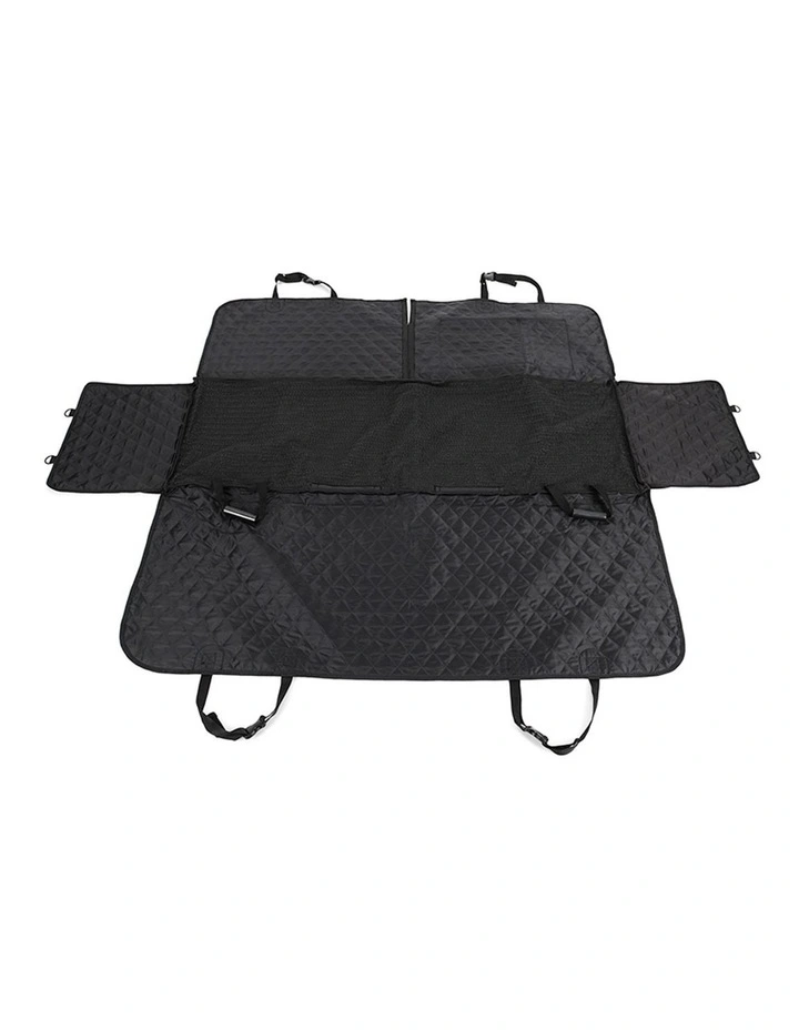 SOGA 2X Black 600D Oxford Waterproof Non-Slip Dog Car Seat Hammock image 3