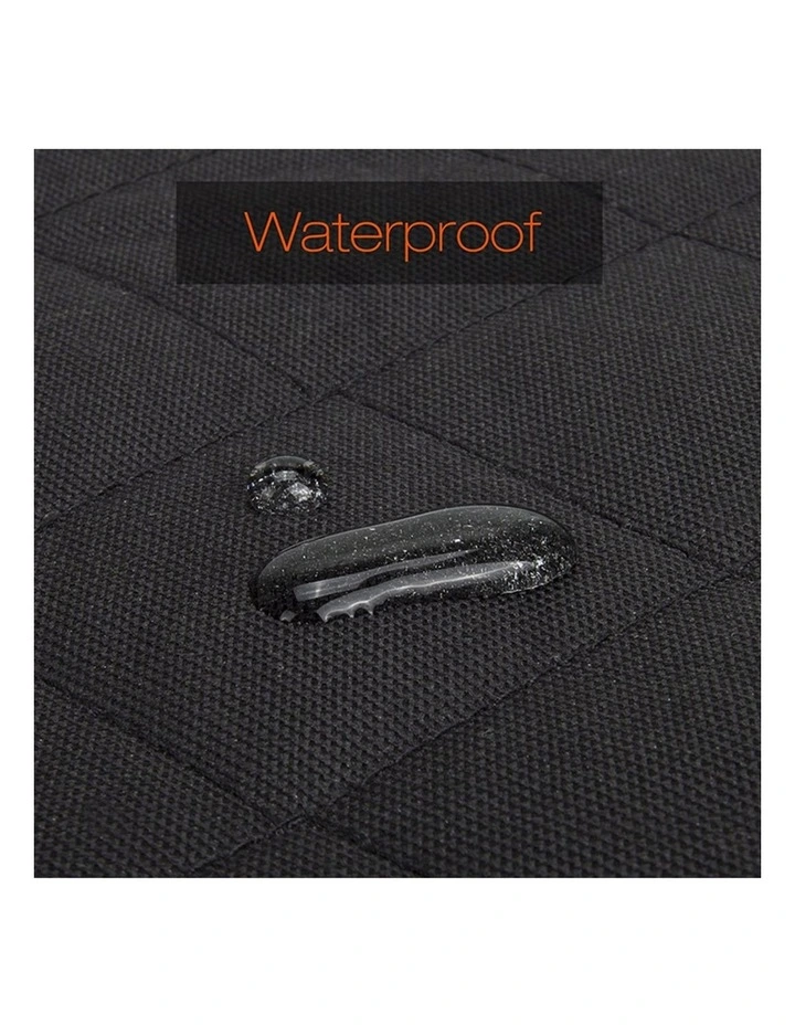 SOGA 2X Black 600D Oxford Waterproof Non-Slip Dog Car Seat Hammock image 7