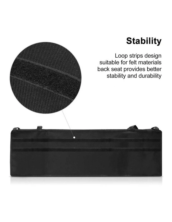 SOGA 90cm Black Car Boot Hanging Organiser image 4