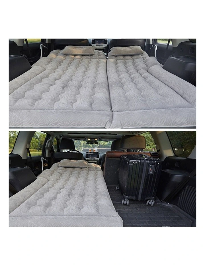 SOGA Inflatable Car Boot Mattress Grey 2 Pack image 6