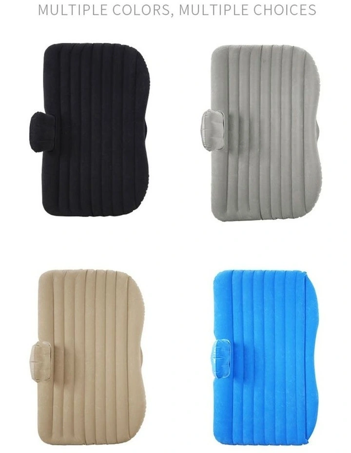 SOGA Inflatable Car Mattress Blue Stripe image 6