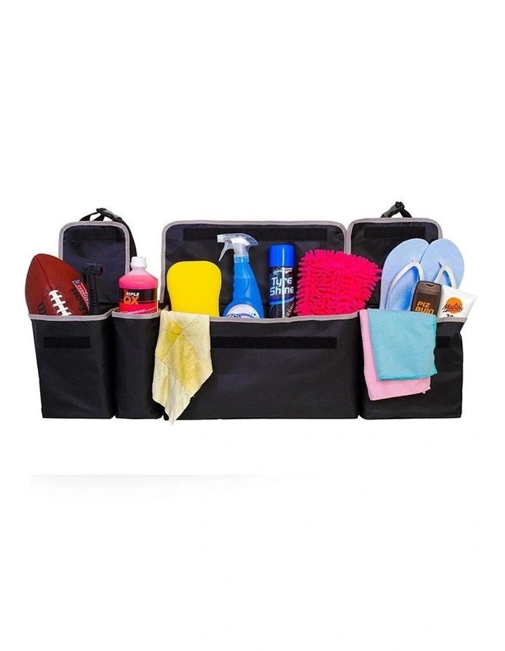 SOGA 90cm Black Car Boot Hanging Organiser 2 Pack image 6