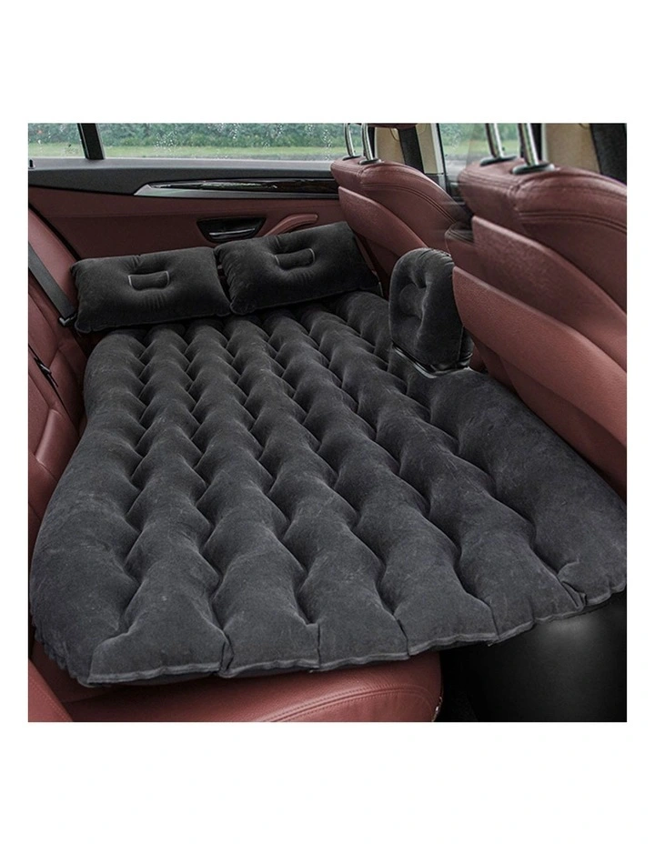 SOGA Inflatable Car Mattress Black Ripple image 2