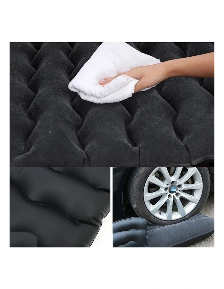 SOGA Inflatable Car Mattress Black Ripple image 4