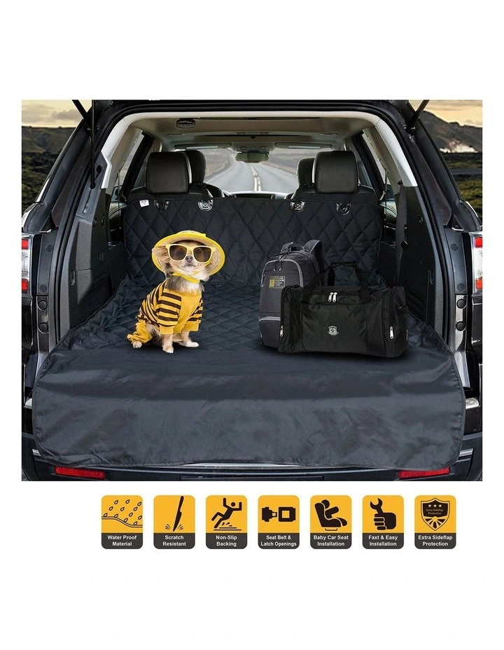 SOGA 2X Premium Waterproof Car Boot Pet Cargo Liner image 5