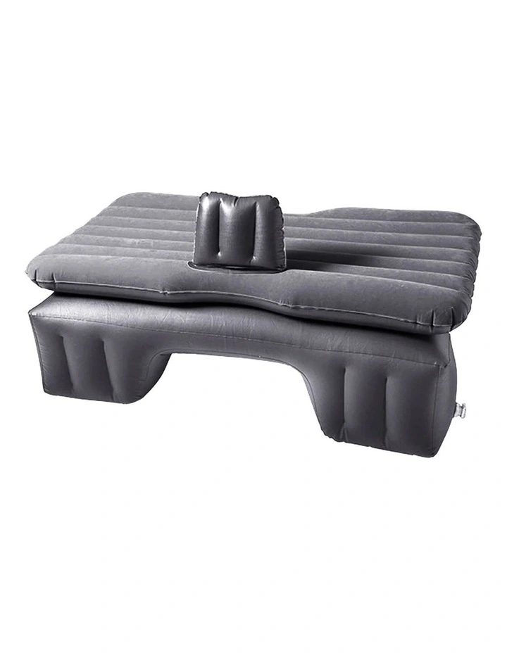 SOGA Inflatable Car Mattress Grey image 1