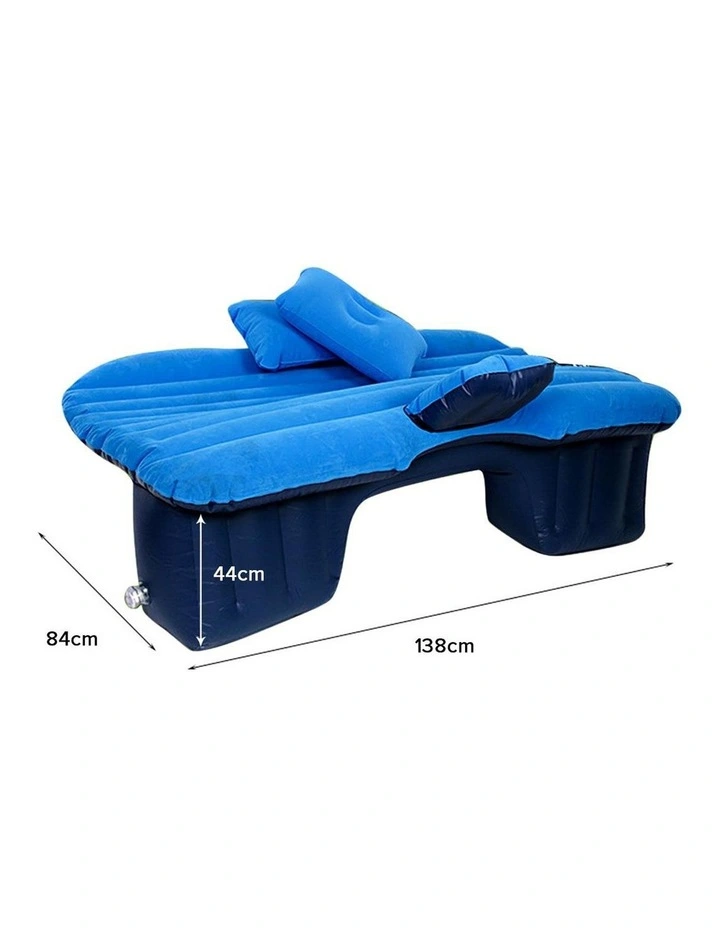 SOGA Inflatable Car Mattress Blue 2 Pack image 2