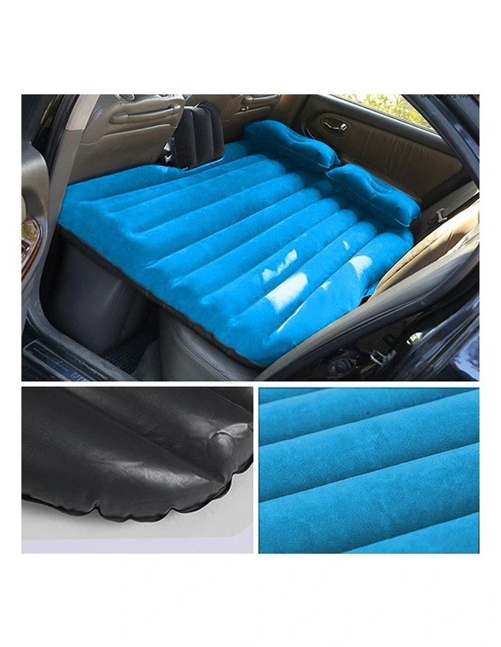 SOGA Inflatable Car Mattress Blue 2 Pack image 3