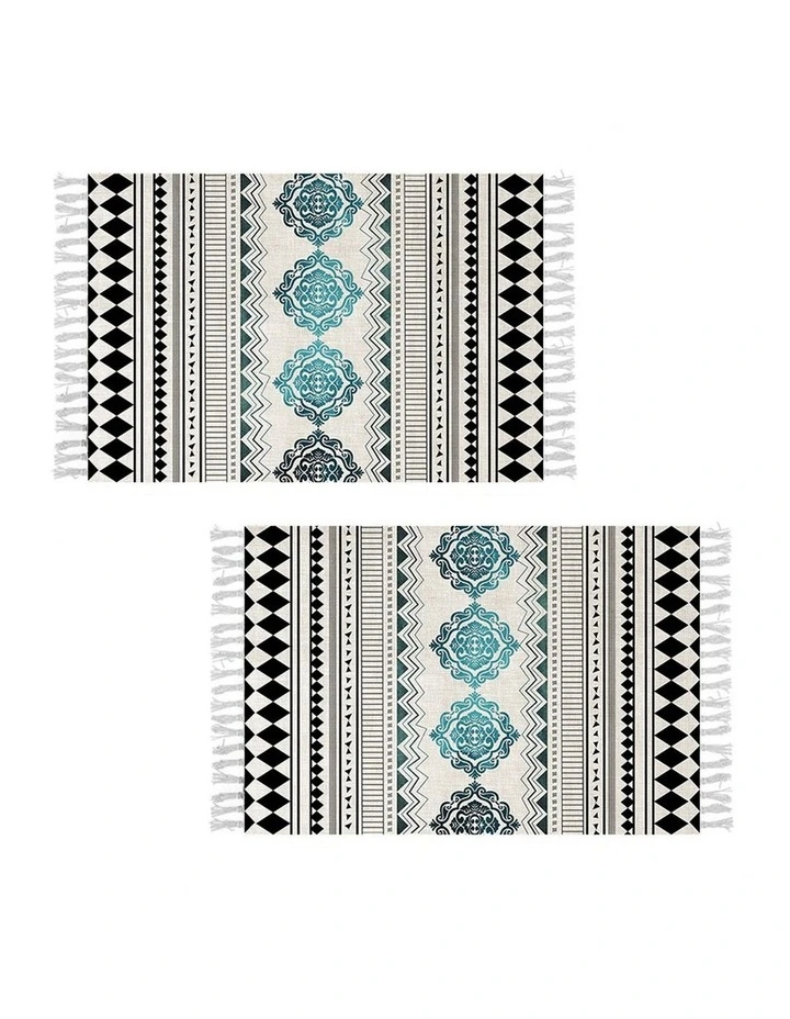 SOGA 2X 90cm Boho Vintage Runner Rug image 1