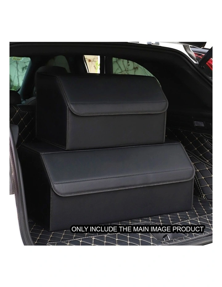 SOGA Medium Foldable Car Boot Storage Organiser Black image 3