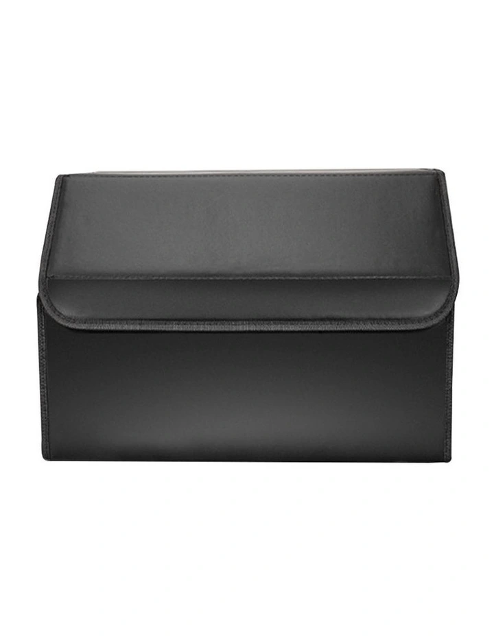 SOGA Medium Foldable Car Boot Storage Organiser Black image 4