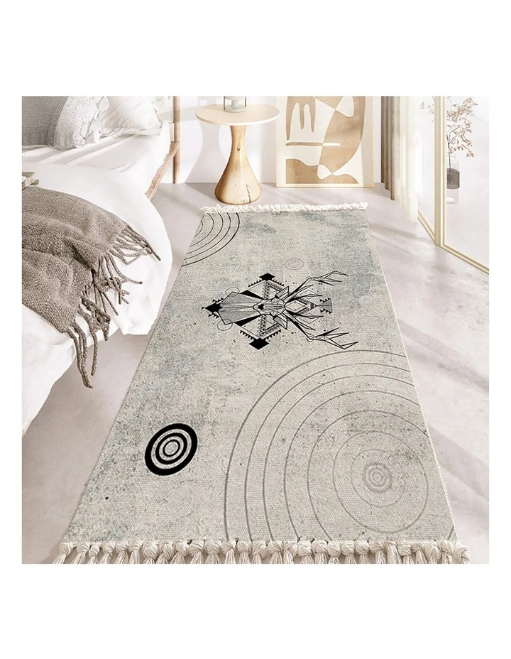 SOGA 2X 90cm Woven Minimalist Area Rug image 3