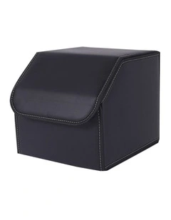 SOGA Small Foldable Car Boot Storage Organiser Black